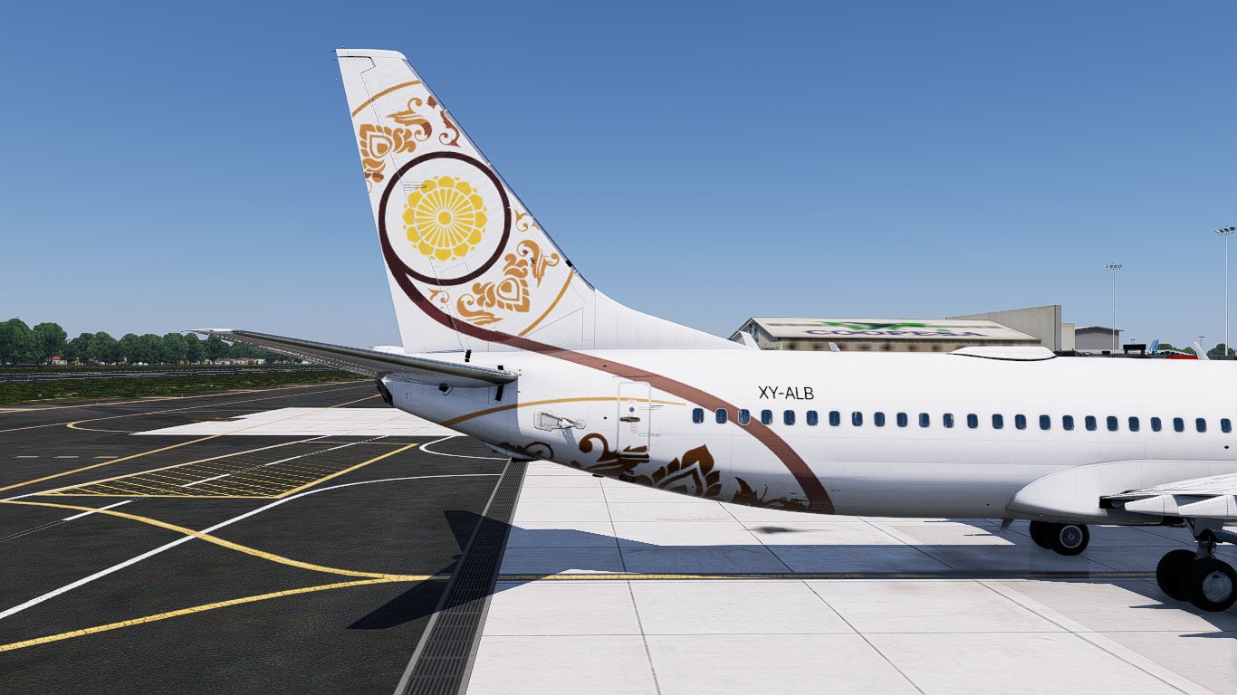 あゅみんページ 80NGv2) Myanmar National Airlines (XY-ALB) - X-Plane.to
