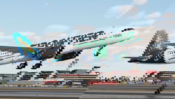 (8K) Frontier Airlines A320-251neo "Shelly the Sea Turtle" (N316FR)