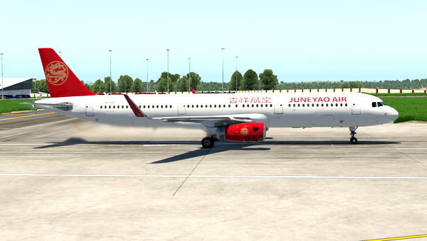 Juneyao Air A321neo » X-Plane 12