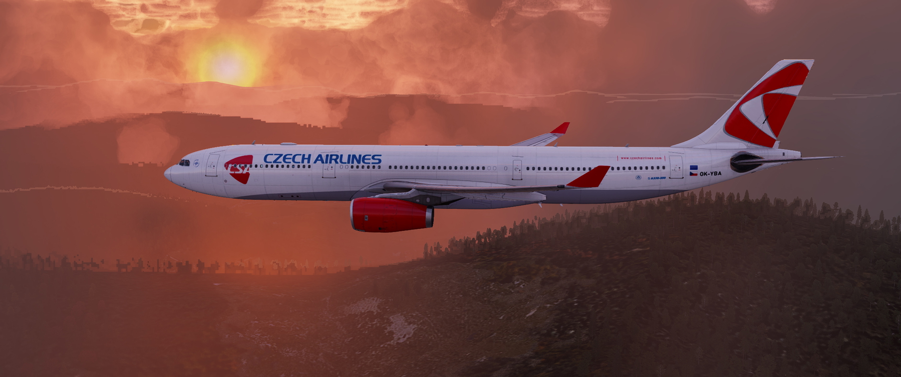 A330 CSA (Czech Airlines) OK-YBA - X-Plane.to