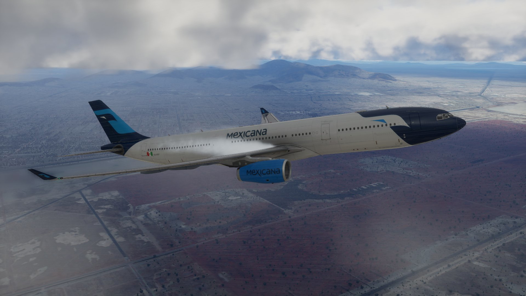 AeroGenesis A330-300 - MEXICANA » X-Plane 12