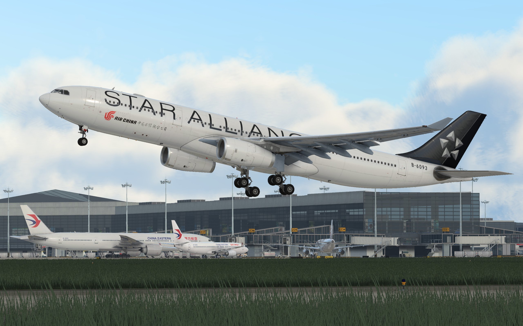 Air China Star Alliance for Laminar A330 (X-Plane12 Default A330