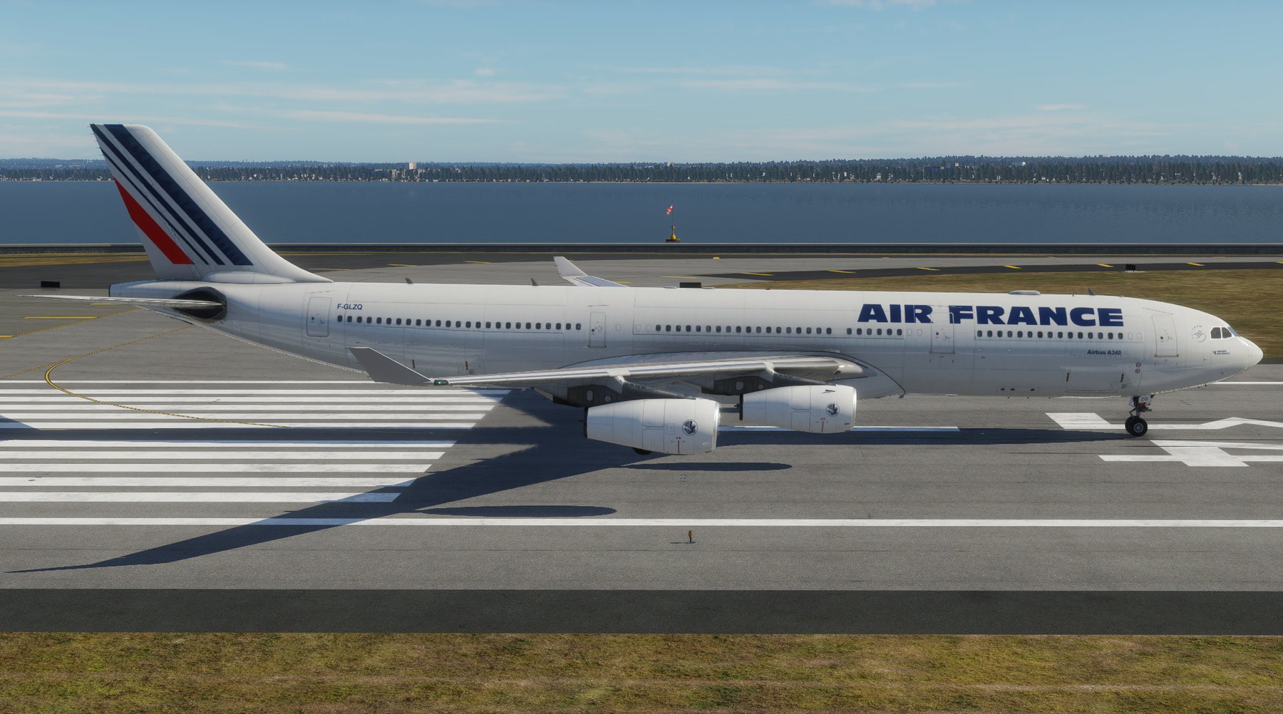 Air France A340-313 F-GLZQ X-Works A340-300 - White and