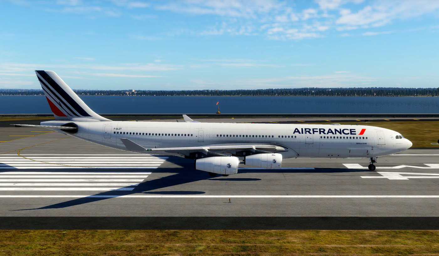 Air France A340-313 F-GLZT X-Works A340-300 » X-Plane 12