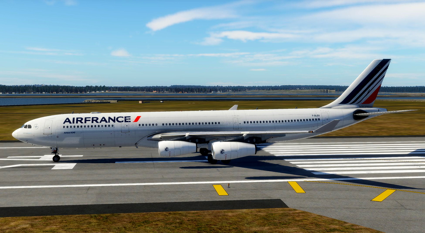 Air France A340-313 F-GLZU X-Works A340-300 » X-Plane 12