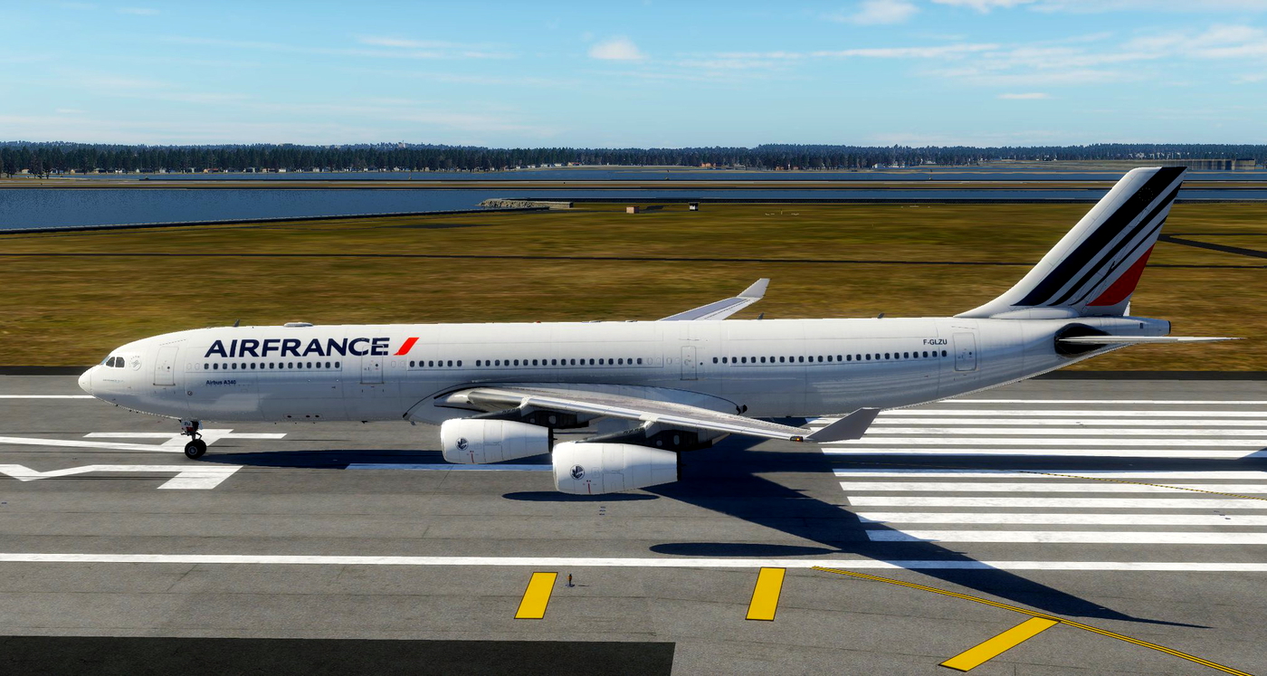 Air France A340-313 F-GLZU X-Works A340-300 » X-Plane 12