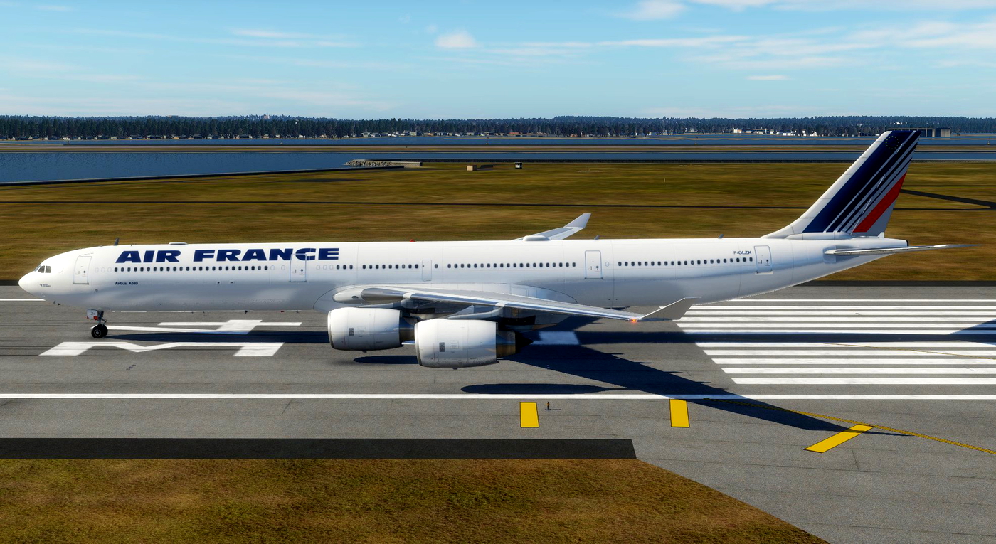 Air France A340-600 F-GLZK Toliss A340-600 » X-Plane 12