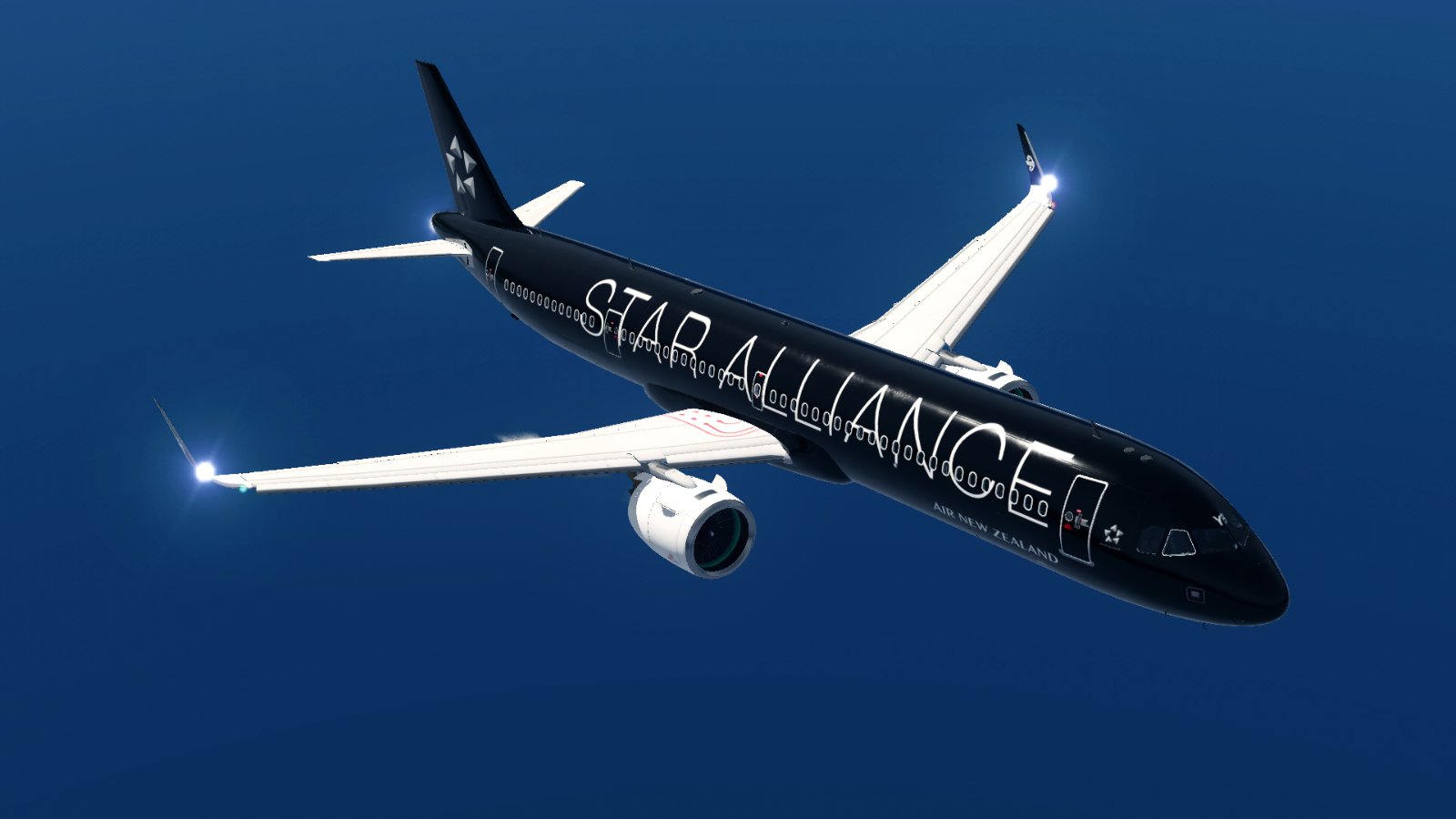 Airline(アイリーヌ) ⚡AIR NEW ZELAND / ZK - OYB / AIRBUS A321neo - X-Plane.to