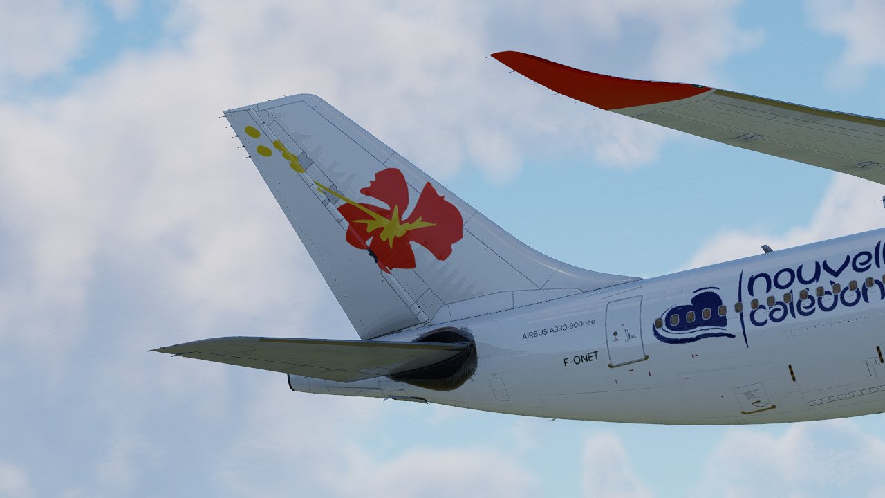Aircalin livery for X-Works Airbus A330-900neo - X-Plane.to