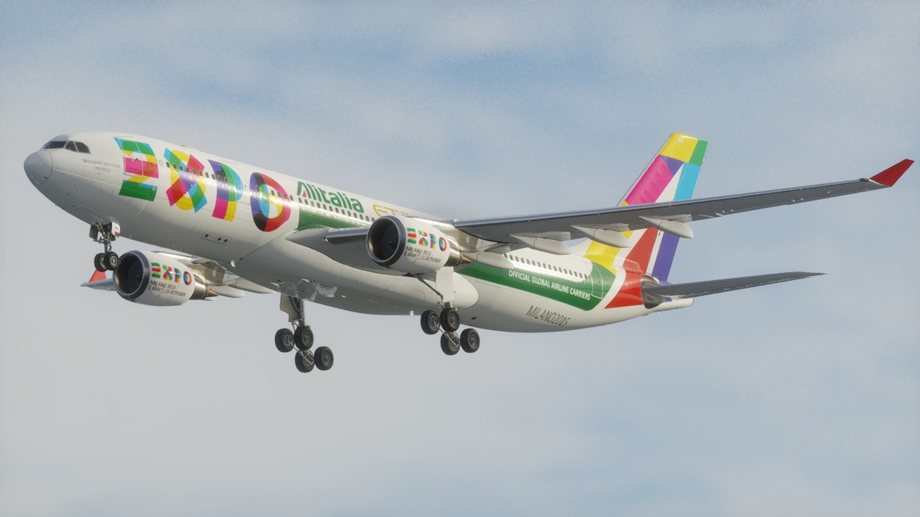 Alitalia Expo Milano 2015 Livery X-Works A330-200 - X-Plane.to