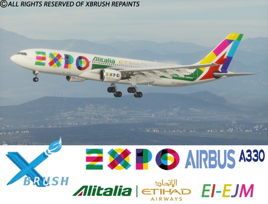 Alitalia Expo Milano 2015 Livery X-Works A330-200