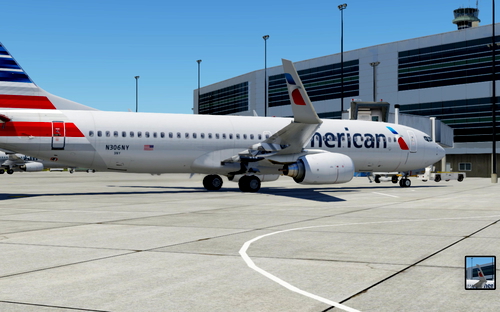 American Airlines New Winglets (Laminar 737-800) » X-Plane 12
