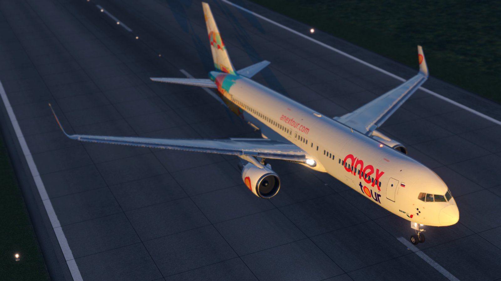 ⭐︎ANA B767-300ER⭐︎ Super Sound Air Fleet ⚡ANEX TOUR AZUR AIR / VP-BXW / BOEING B767-300ER - X-Plane.to