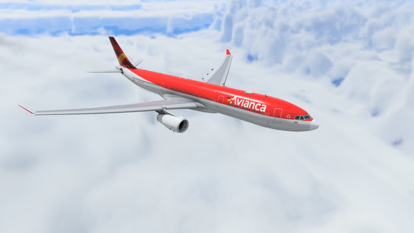 Avianca Old Livery N975AV for Laminar A330-300