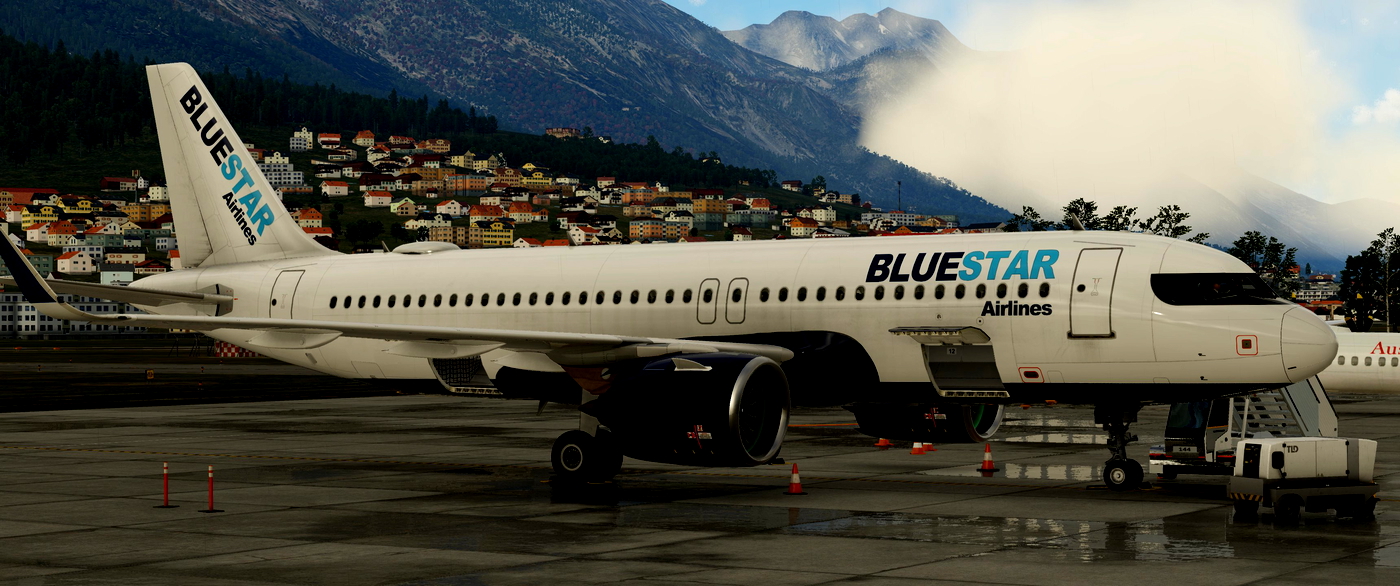 Bluestar Airlines Airbus A320neo Livery » X-Plane 12