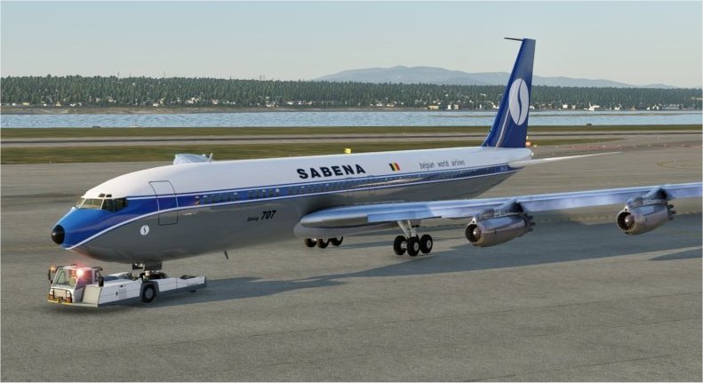 Boeing 707-320 Sabena Michael Wilson model - X-Plane.to