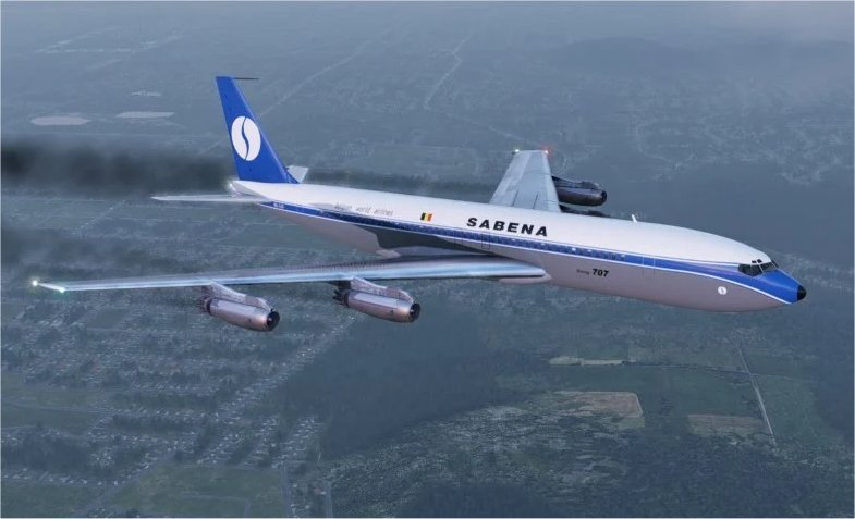 Boeing 707-320 Sabena Michael Wilson model - X-Plane.to