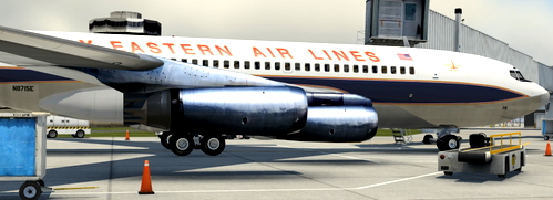 Eastern 720 Boeing 720 by ShenShee Photoreal Texture Upgrade to Wheels and Engines ...