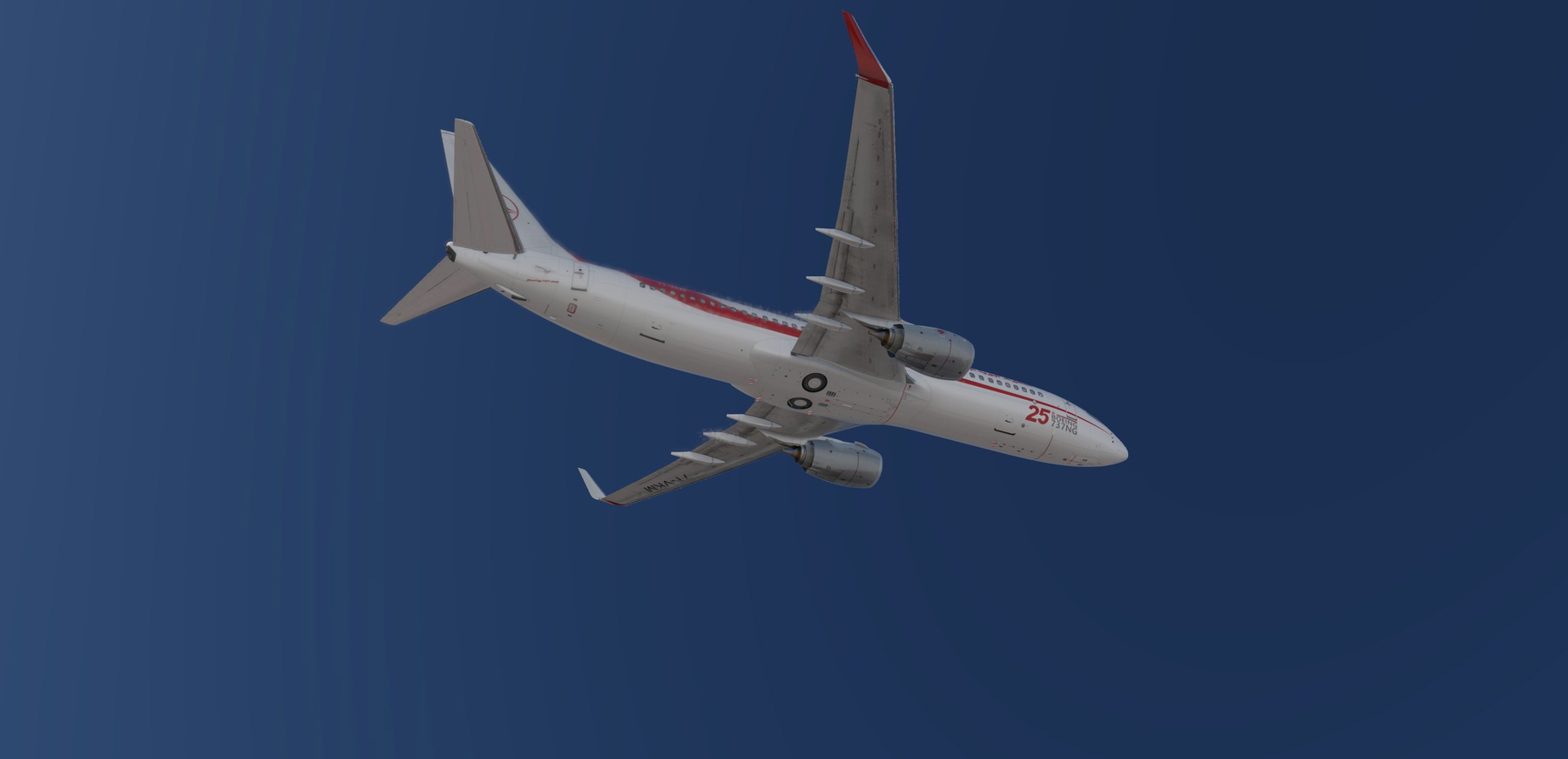Boeing 737-8D6 Air Algérie 7T-VKM 25th - LevelUP - X-Plane.to