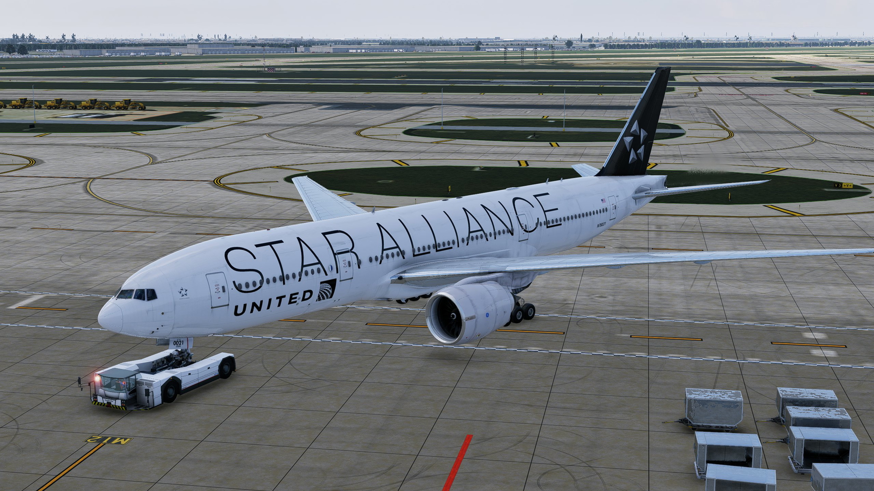 Boeing 777 United Star Alliance (N76021) - X-Plane.to
