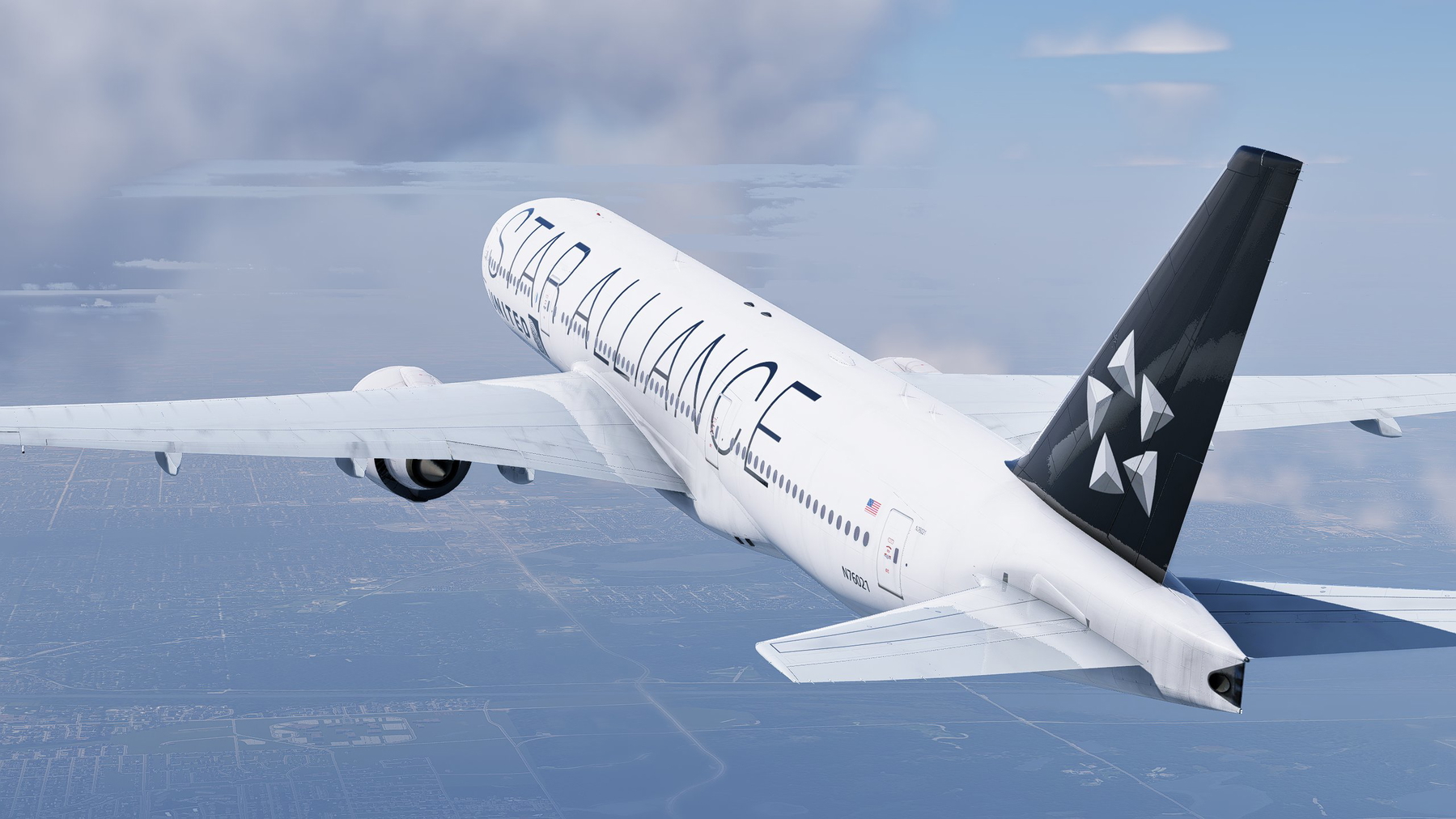 Boeing 777 United Star Alliance (N76021) - X-Plane.to