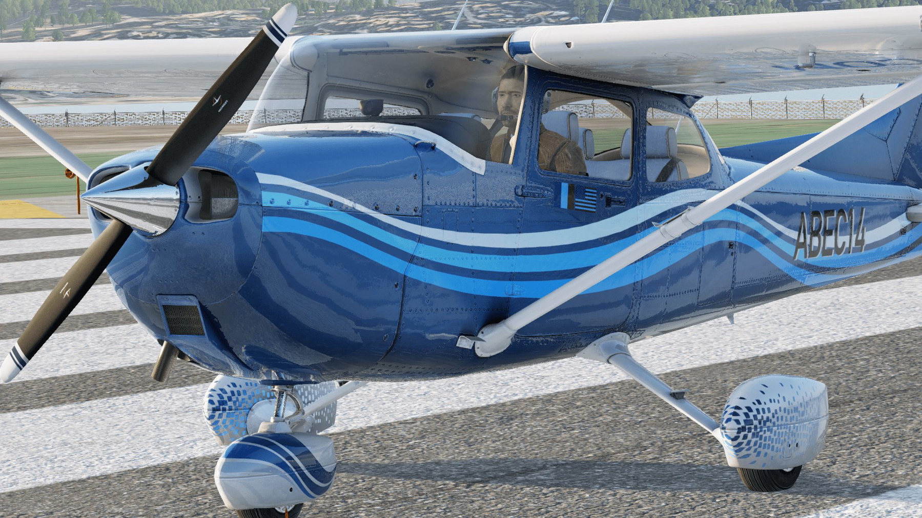 17’ エクスプライド 172H-2 cessna-172-blue-xp-flightdeck-