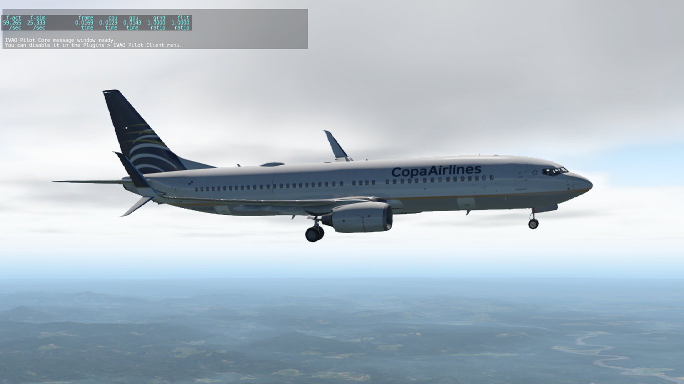 Copa Airlines (HP-1846CMP) Zibo 737-800X - X-Plane.to