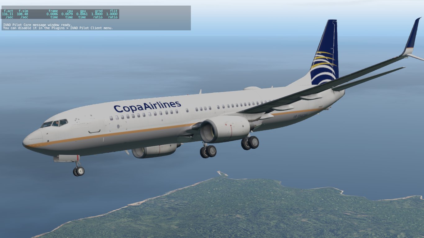 Copa Airlines (HP-1846CMP) Zibo 737-800X - X-Plane.to