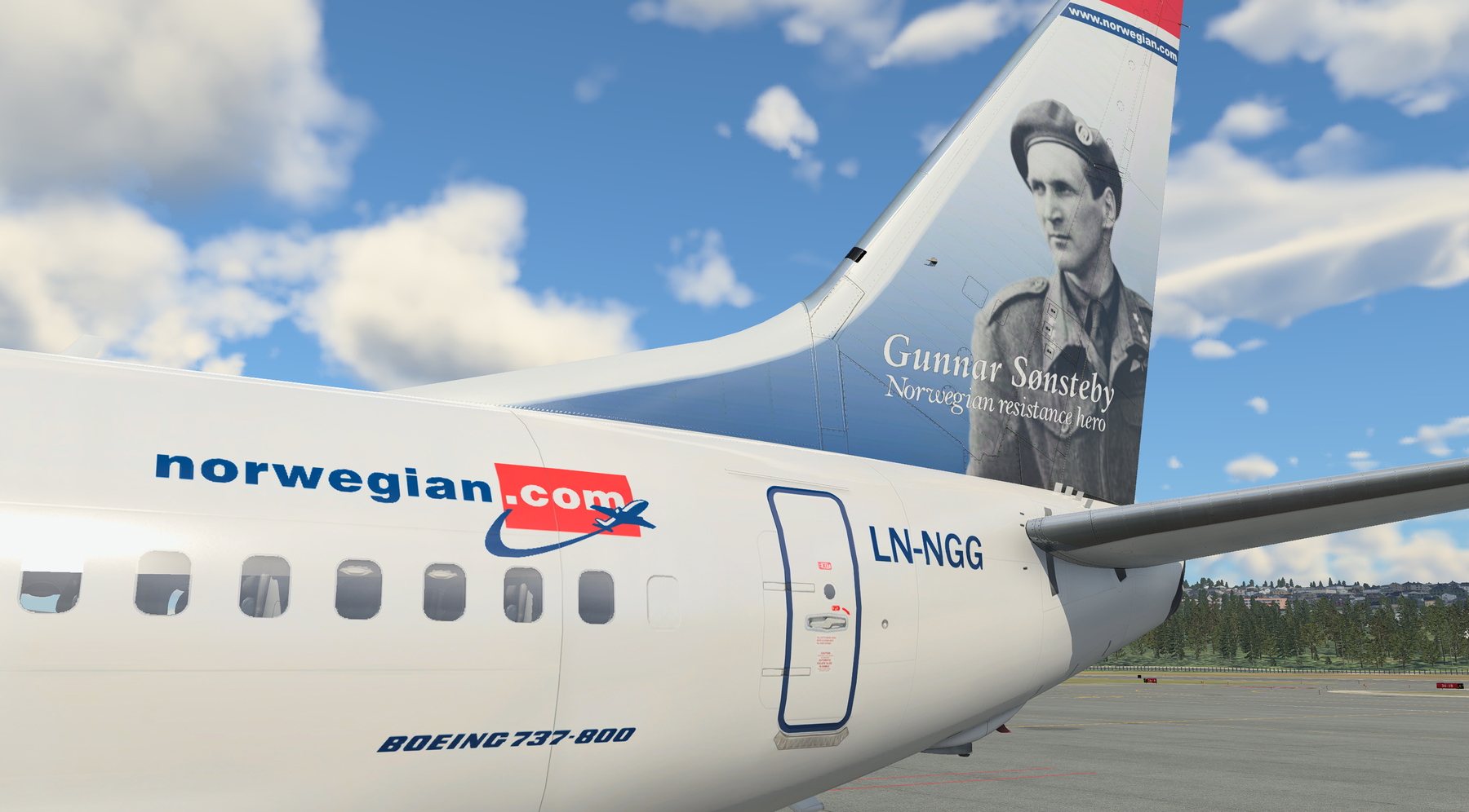 のんのん LN-NIP Norwegian Air Shuttle AOC Boeing 737-800 | Planespotters.net