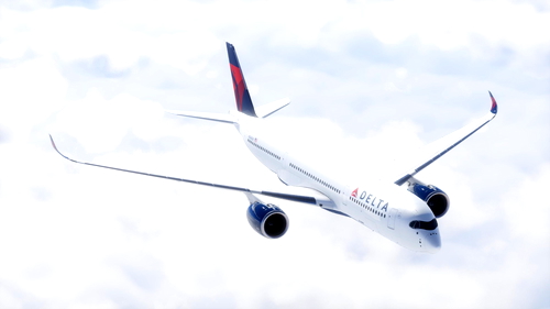 DELTA AIR LINES 8K / N504DN / FLIGHT FACTOR A350 » X-Plane 12