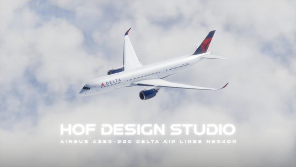 DELTA AIR LINES 8K / N504DN / FLIGHT FACTOR A350