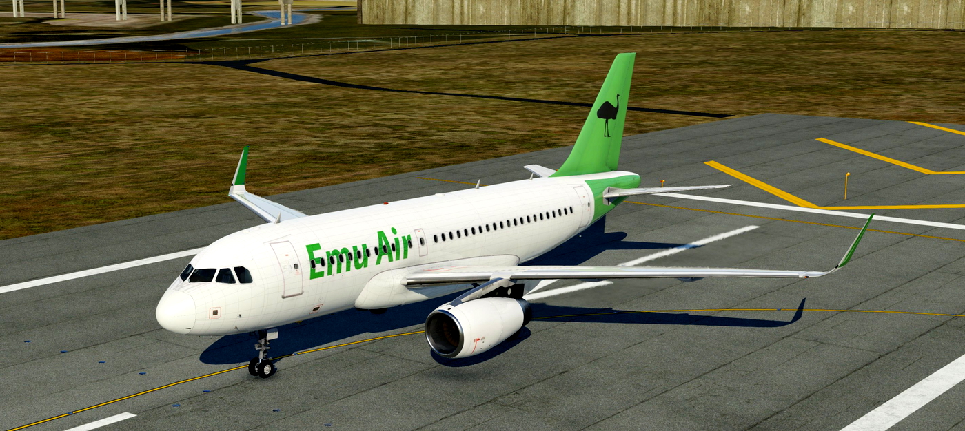 EMU AIR (VA) Toliss A319 Livery » X-Plane 12