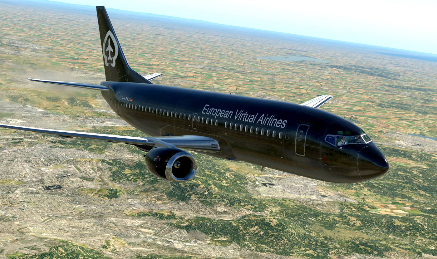 European Virtual Airlines (D-APKJ) - IXEG 737-300 » X-Plane 12