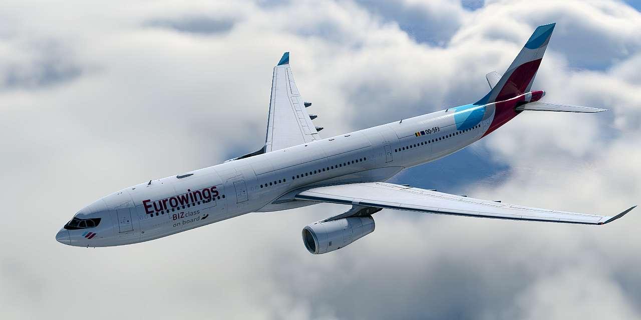 Eurowings BIZ Default Laminar A330-300 XP12 - X-Plane.to