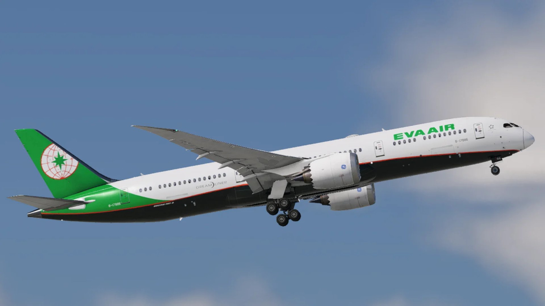 EVA AIR (NC) 787-9 B-17886 Magknight V1.8+ - X-Plane.to
