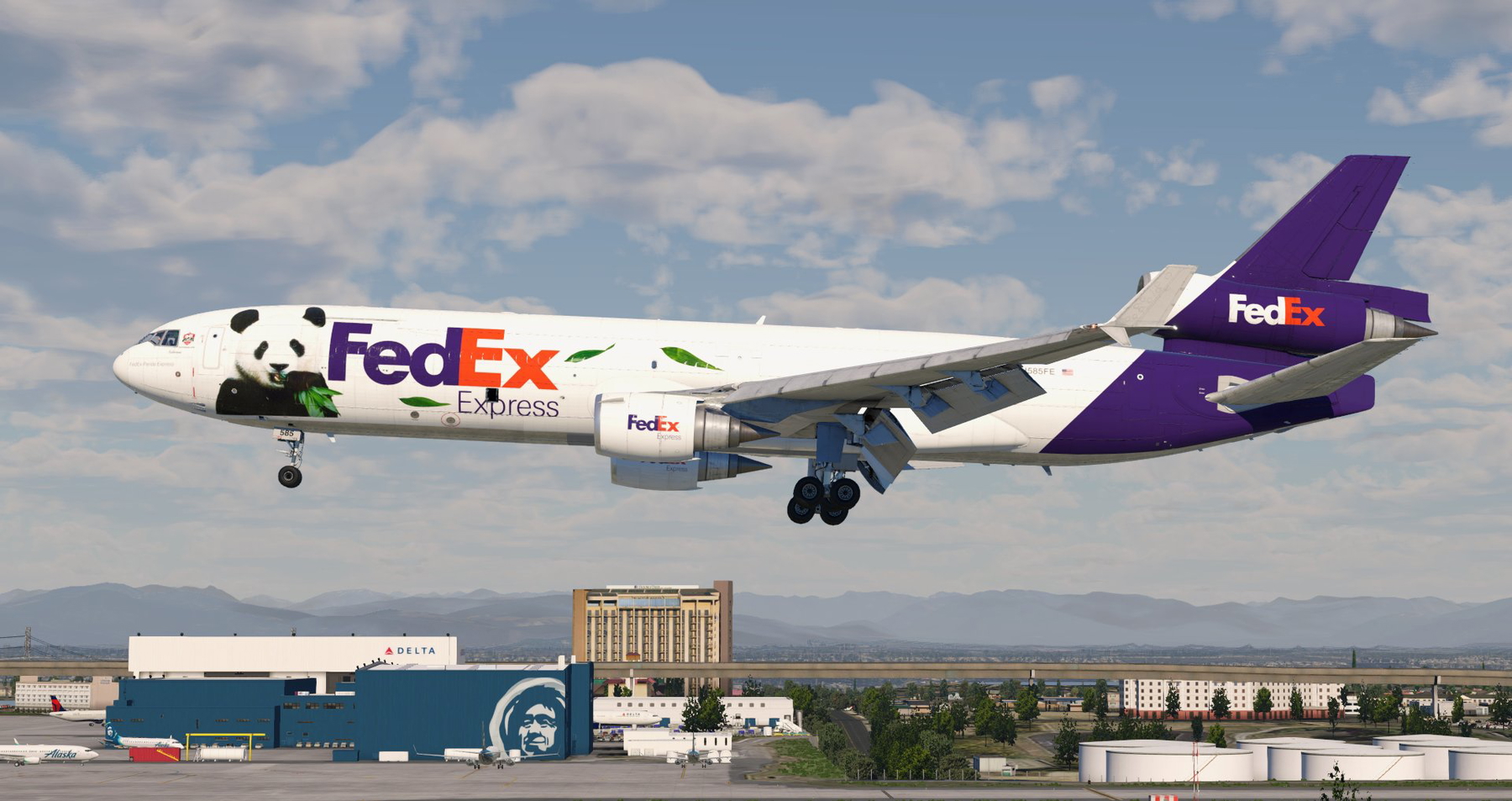 FedEx Two-Pack (N587FE/N585FE) MD-11(F) » X-Plane 12