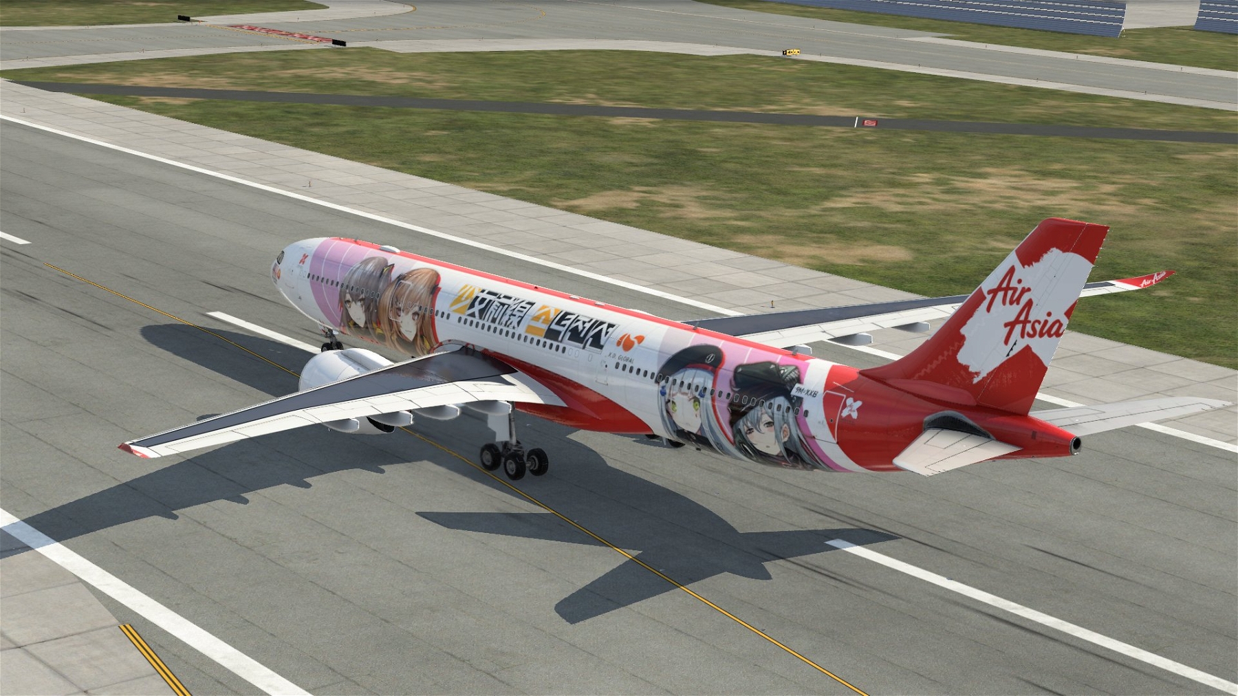 NG Model AirAsia X A330-300 9M-XXB (Girls' Frontline 1/400 62062 - Aircraft  Model Store