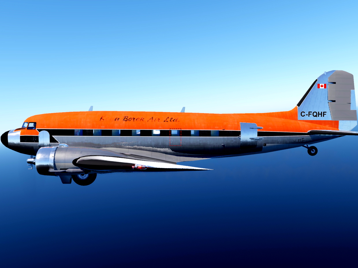 Fleet of Fancy #1: Buffalo Airways for VSKYLABS C-47 Skytrain and DC-3