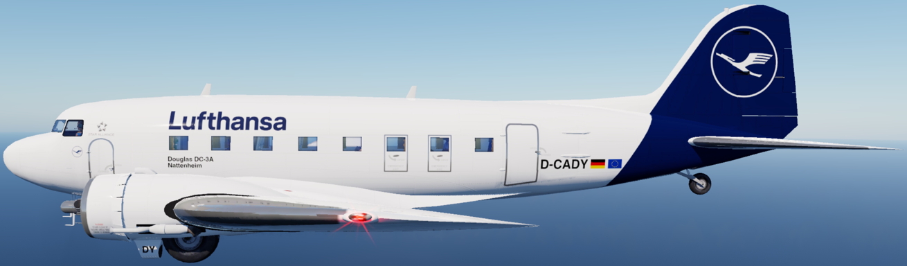 Fleet of Fancy #11g: Lufthansa for VSKYLABS C-47 Skytrain and DC-3