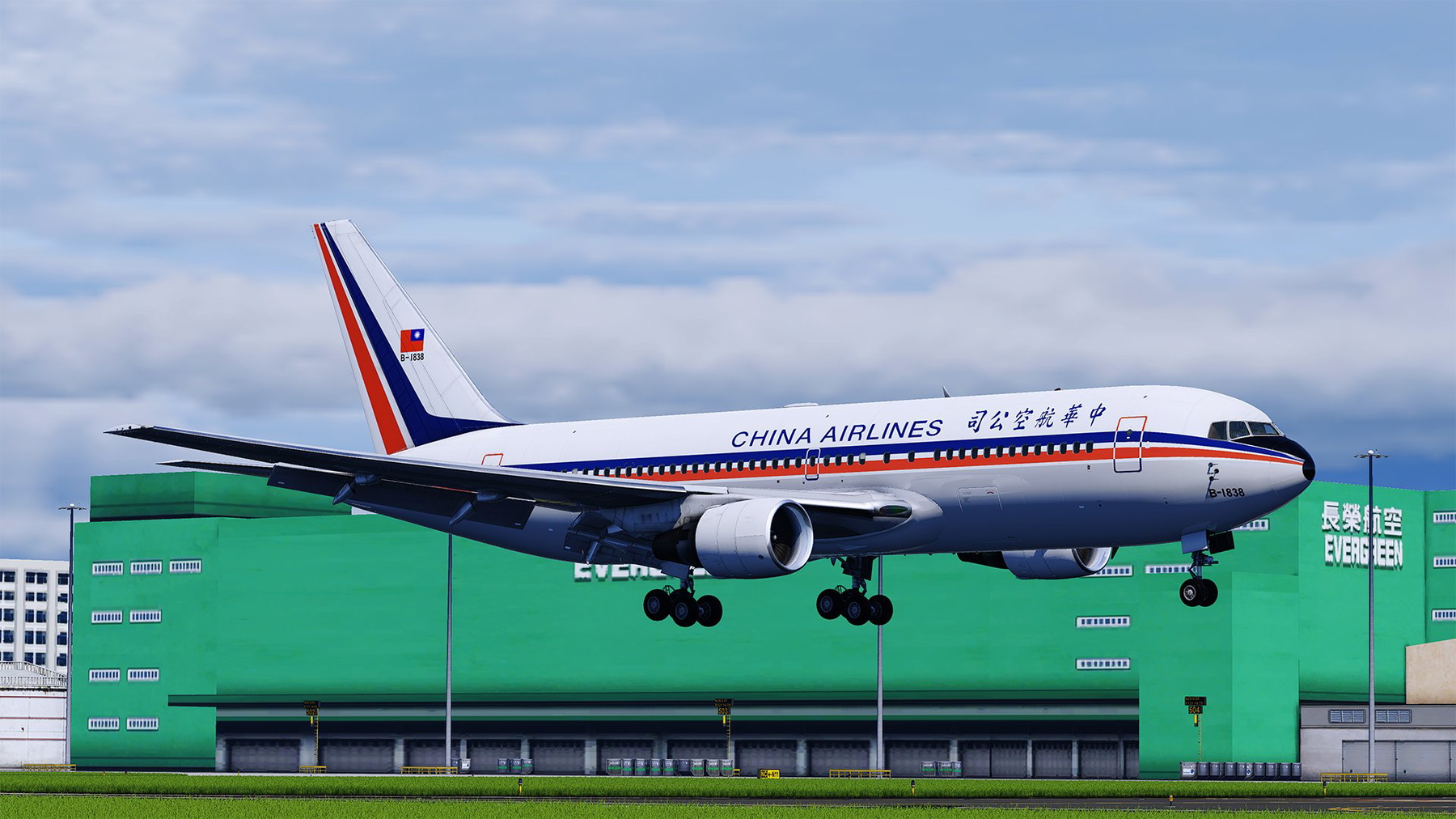 Flight Factor 767-200 China Airlines B-1838 » X-Plane 12