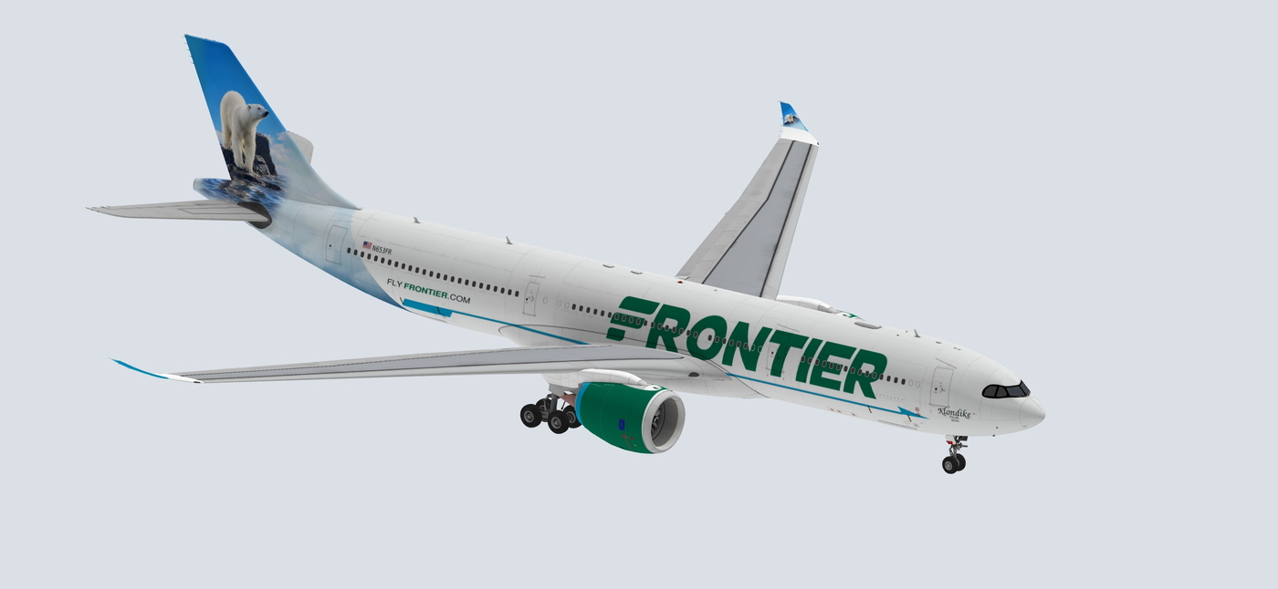 Frontier Airlines A330-300 + A330-900neo Pack (N653FR “Klondike”) - X-Plane.to