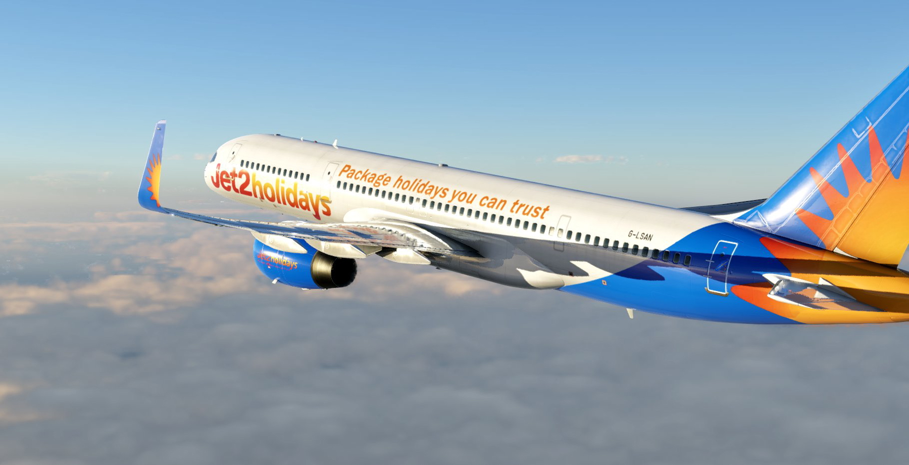 G-LSAN jet2 757-200 livery - X-Plane.to