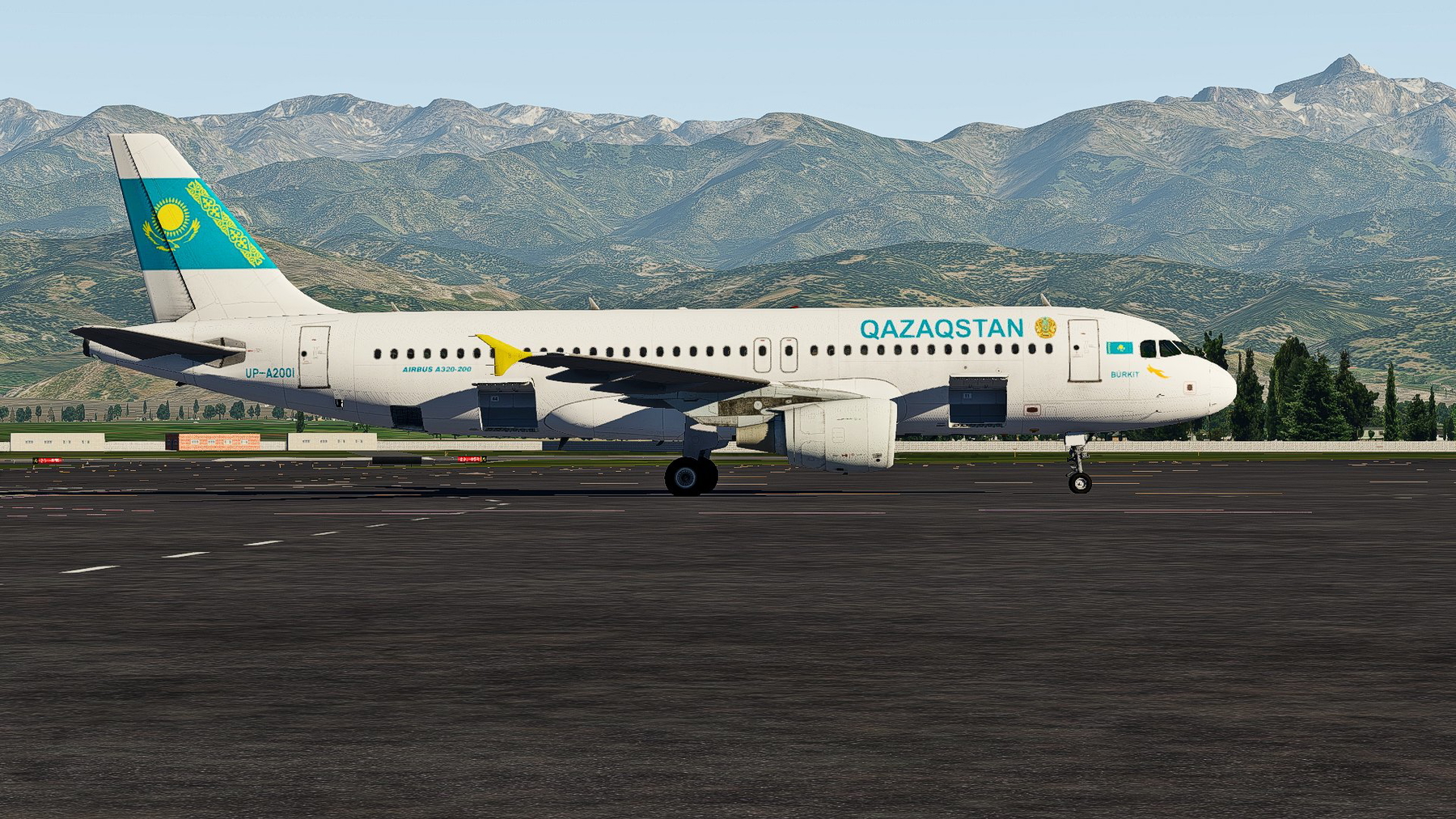 【未開封】AIRBUS A320 エアーバス Government of Kazakhstan (Berkut Air) | UP-A2001 | Toliss A320