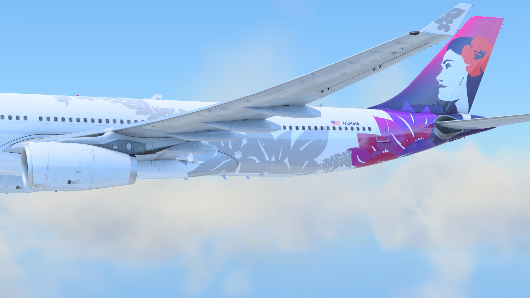 Hawaiian Airlines Two-Pack for XP12 A330 and X-Works A330-900 NEO