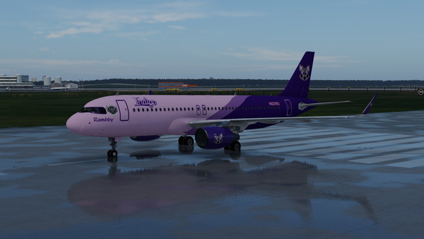 Indigo (park (the game)) livery for Felary A320 (fictional) + VP VERSION