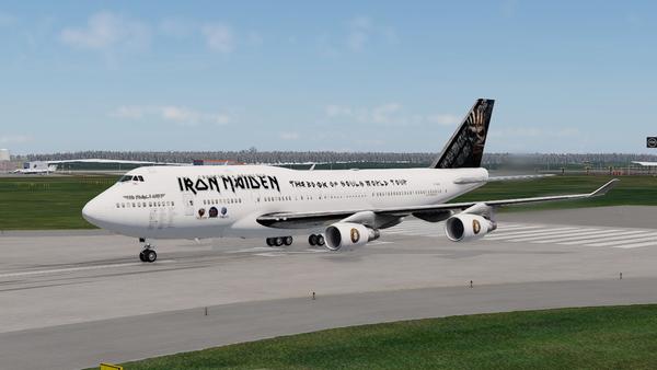 Iron Maiden TF-AAK livery (Cleaned Version) for Sparky/Default Boeing 747-400 