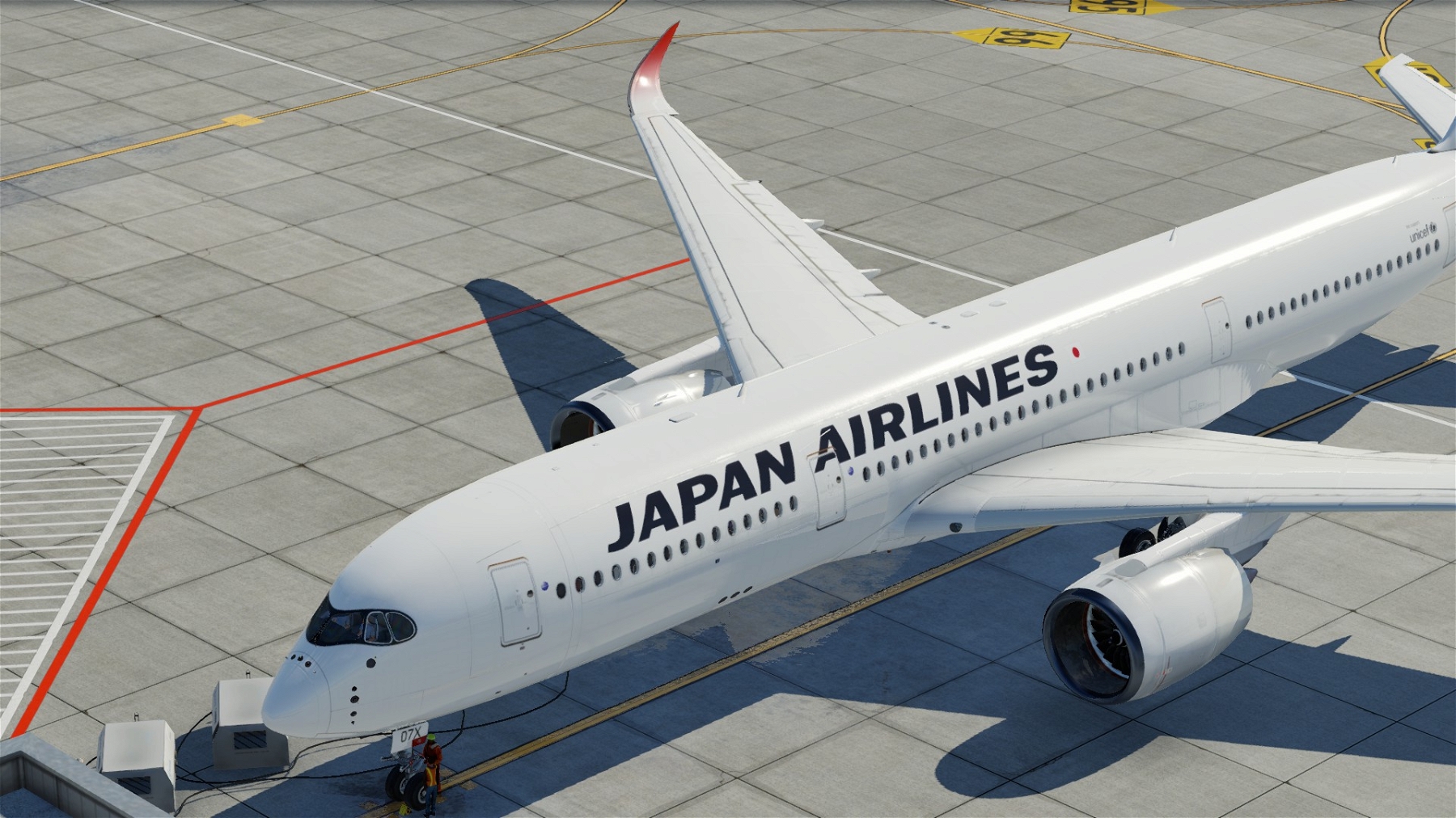 ⚡(JAL) JAPAN AIRLINES 8K LIVERY / JA07XJ / AIRBUS A350-900 » X 