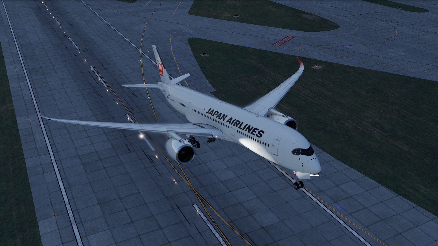 ⚡(JAL) JAPAN AIRLINES 8K LIVERY / JA07XJ / AIRBUS A350-900 - X