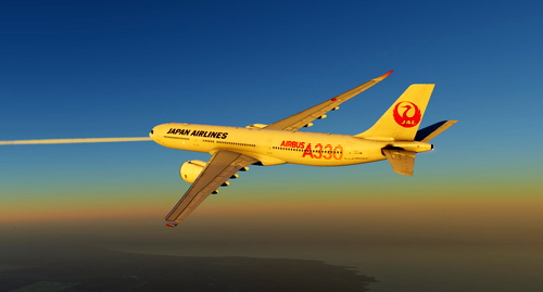 Japan air lines A330neo with Logo » X-Plane 12