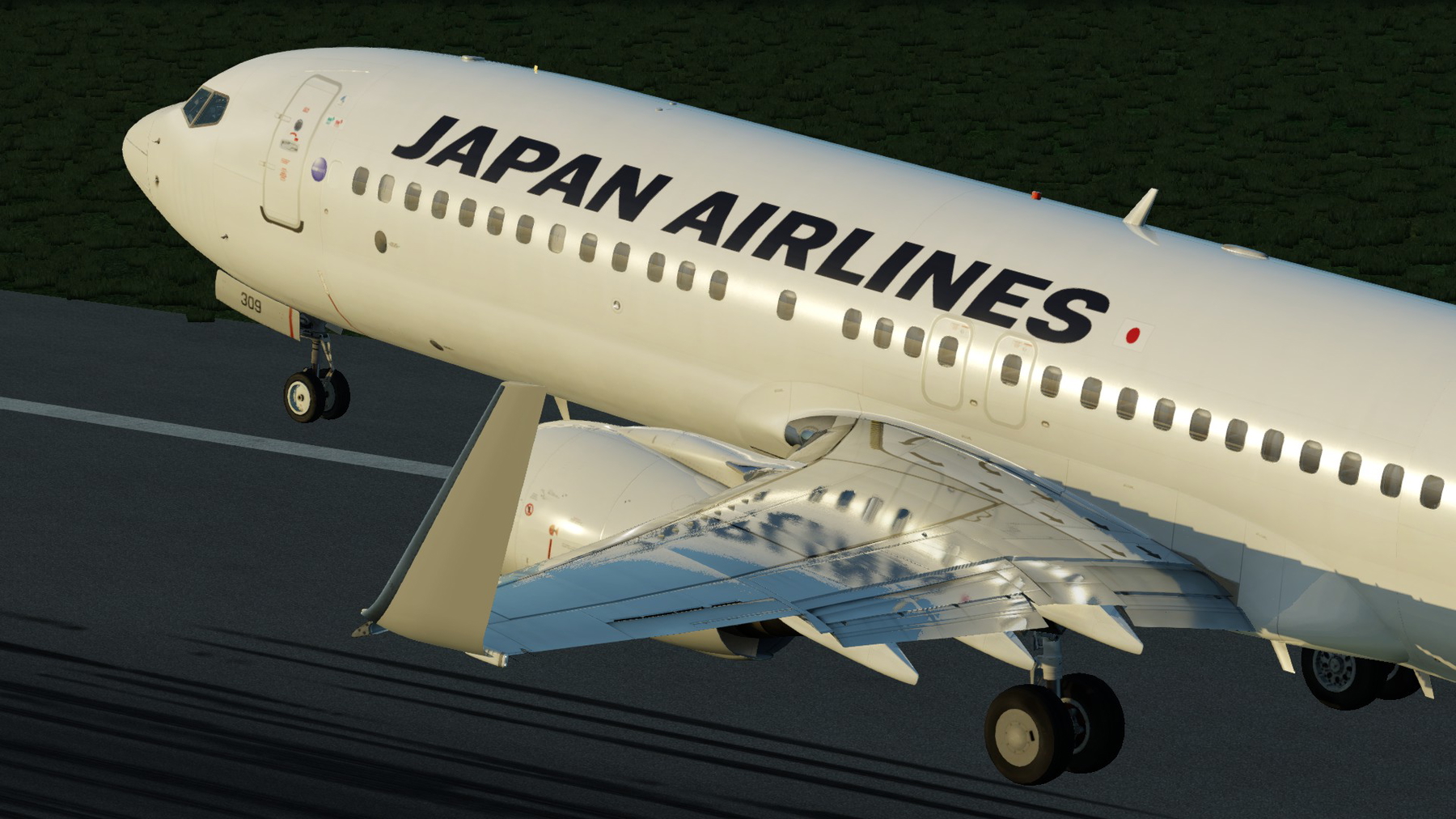 ⚡JAPAN AIRLINES 4K / JA309J / ZIBO 737-800 - X-Plane.to